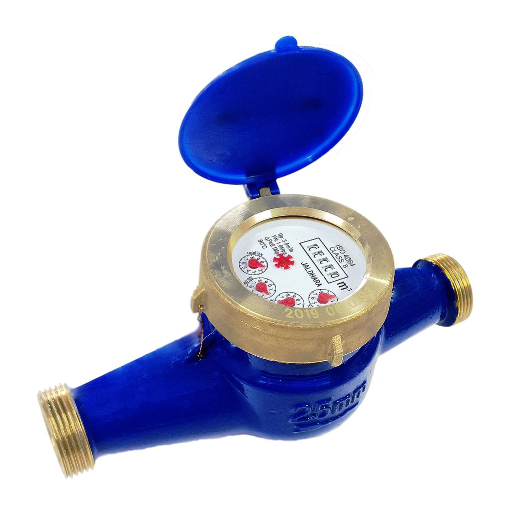 Jaldhara 25mm Hot Water Meter